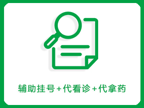 辅助挂号+代问诊+代拿药